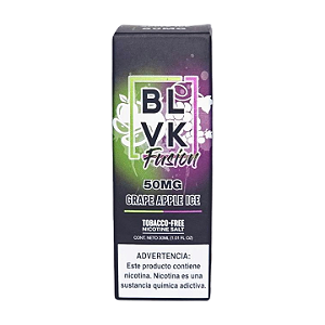 Líquido Juice Nicsalt BLVK Pod Fusion - Grape Apple Ice 50mg - 30ml