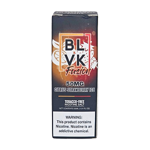 Líquido Juice Nicsalt BLVK Pod Fusion - Citrus Strawberry Ice 50mg - 30ml