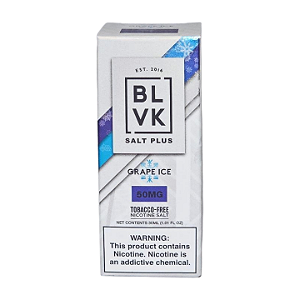 Líquido Juice Nicsalt BLVK Pod Plus - Grape Ice 50mg - 30ml