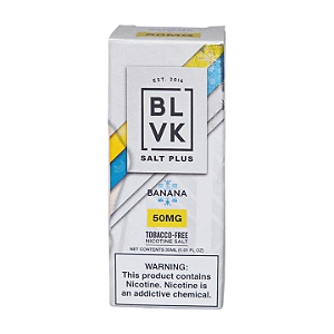Líquido Juice Nicsalt BLVK Pod Plus - Banana 50mg - 30ml