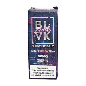 Líquido Juice Nicsalt BLVK Pod Pink - Iced Berry Banana 50mg - 30ml