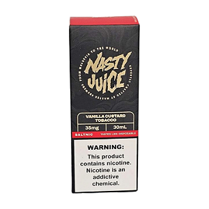 Líquido Juice Nicsalt Nasty Juice - Vanilla Custard Tobacco 35mg 30ml