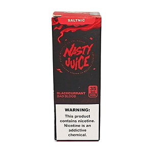 Líquido Juice Nicsalt Nasty Juice - Bad Blood Blackcurrant 35mg 30ml