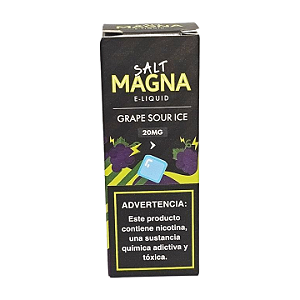 Líquido Juice Nicsalt Magna Salt - Grape Sour Ice - 20mg