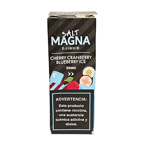 Líquido Juice Nicsalt Magna Salt - Cherry Cranberry Blueberry Ice - 35mg