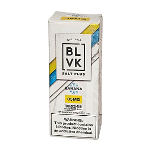 Líquido Juice Nicsalt BLVK Pod Plus - Banana 35mg - 30ml