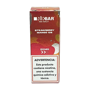 Líquido Juice Nicsalt Nikbar - Strawberry Mango Ice 35mg - 30ml