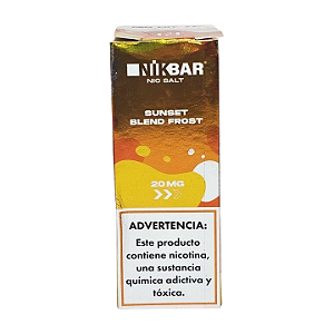 Líquido Juice Nicsalt Nikbar - Sunset Blend Frost 35mg - 30ml