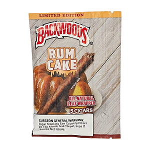 Charutinho Backwoods All Natural Leaf Wrapper - Rum Cake 5x