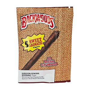 Charutinho Backwoods All Natural Leaf Wrapper - Sweet Aromatic 5x