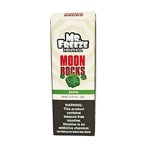 Líquido Nicsalt Mr. Freeze Menthol - Moon Rocks 35mg - 30ml