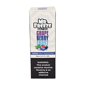 Líquido Nicsalt Mr. Freeze Menthol - Grape Berry Frost 50mg - 30ml