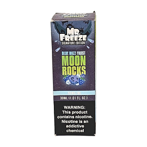 Líquido Nicsalt Mr. Freeze Menthol - Blue Razz Frost Moon Rocks 50mg - 30ml