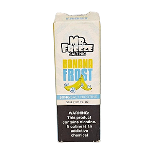 Líquido Nicsalt Mr. Freeze Menthol - Banana Frost 50mg - 30ml