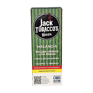 Tabaco Bolado Jack Tobacco Brasil Ultra Premium – Melancia (12 Unidades)