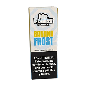Líquido Juice Mr. Freeze - Banana Frost 3mg - 100ml