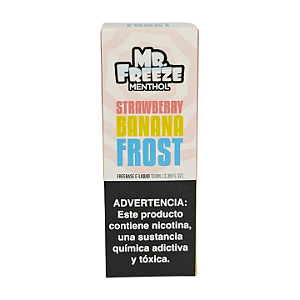 Líquido Juice Mr. Freeze - Strawberry Banana Frost 3mg - 100ml