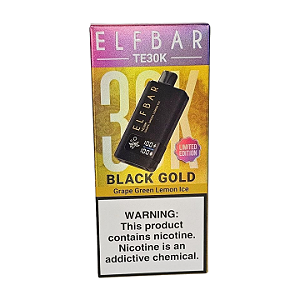 Pod Descartável Elfbar TE30K - Grape Green Lemon Ice