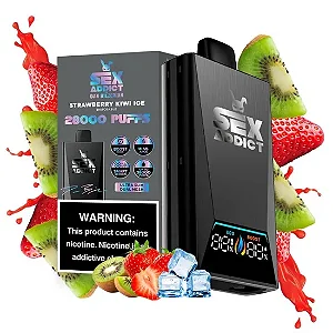 Pod Descartável Sex Addict S280 - Strawberry Kiwi Ice