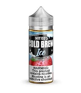 Líquido Juice Nitro's Cold Brew Ice - Strawberry Icee 100ml 3mg