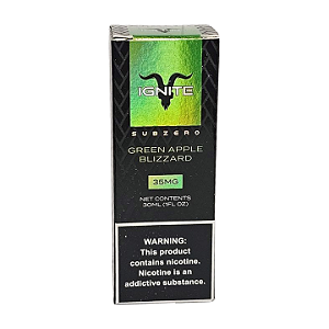 Líquido Juice Nicsalt Ignite Subzero - Green Apple Blizzard 35mg - 30ml