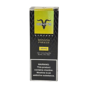 Líquido Juice Nicsalt Ignite Subzero - Banana Freeze 35mg - 30ml