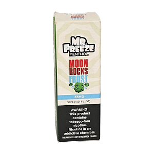 Líquido Nicsalt Mr. Freeze Menthol - Moon Rocks Frost 35mg - 30ml
