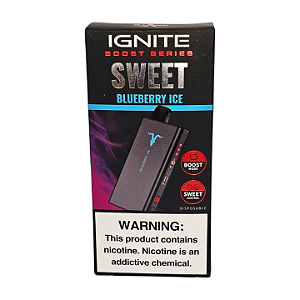 Pod Descartável Ignite Sweet Boost Berries 40k - Blueberry Ice