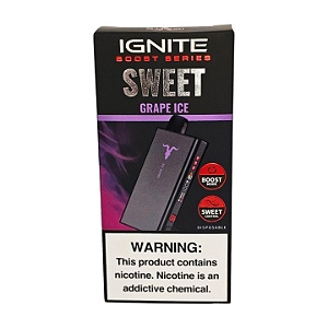 Pod Descartável Ignite Sweet Boost Berries 40k - Grape Ice