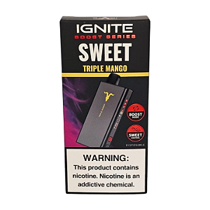 Pod Descartável Ignite Sweet Boost Berries 40k - Triple Mango