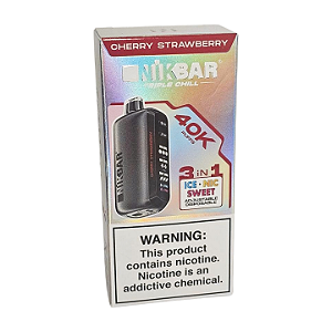 Pod Descartavel Nikbar 3 in 1 - 40.000 puff - Cherry Strawberry