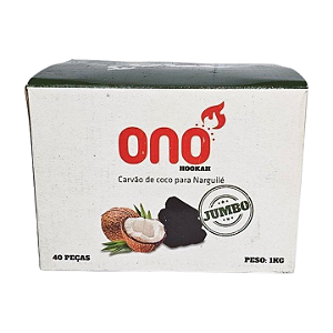 Carvão Ono Hookah Hexagonal Jumbo - 1 kilo