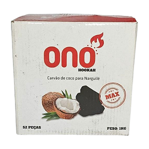 Carvão Ono Hookah Hexagonal Max - 1 kilo