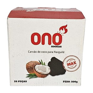 Carvão Ono Hookah Hexagonal Max - 500 g