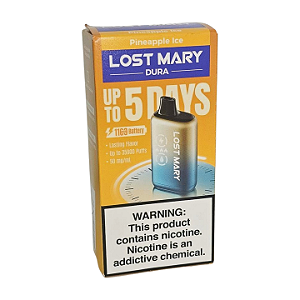 Pod Descartável Lost Mary Dura - Pineapple Ice