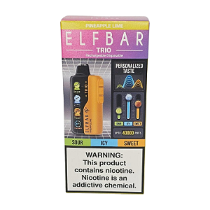 Pod Descartavel Elfbar Trio - Pineapple Lime