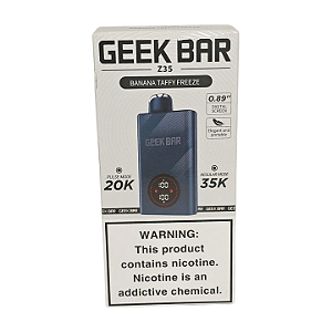 Pod Descartavel Geek Bar Z35 - Banana Taffy Freeze