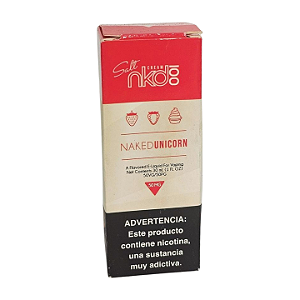 Líquido Juice Nicsalt Naked Pod - Naked Unicorn 50mg