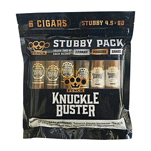 Kit Charuto Knuckle Buster - 6 Cigars