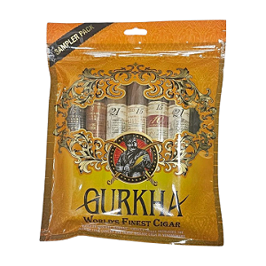 Kit Charuto Gurkha World's Finest Cigar - 6 Cigars