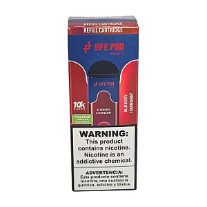 Refil Life Pod Eco II 10.000 Puff - Blueberry Strawberry