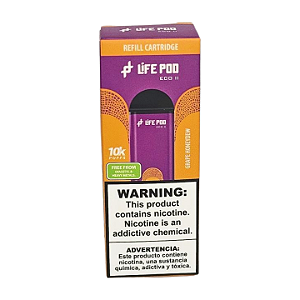 Refil Life Pod Eco II 10.000 Puff - Grape Honeydew