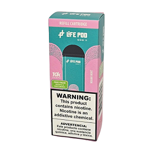 Refil Life Pod Eco II 10.000 Puff - Miami Mint