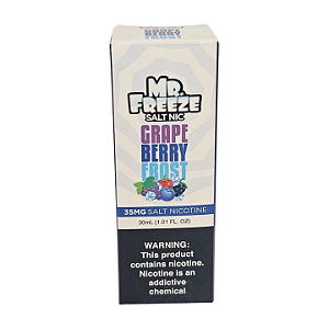 Líquido Nicsalt Mr. Freeze Grape Berry Frost - 35mg