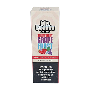 Líquido Nicsalt Mr. Freeze Salt Nic- Strawberry Grape Frost 50mg - 30ml