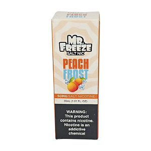 Líquido Nicsalt Mr. Freeze Salt Nic- Peach Frost 50mg - 30ml