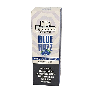 Líquido Nicsalt Mr. Freeze Salt Nic- Blue Razz 50mg - 30ml
