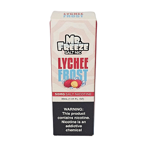 Líquido Nicsalt Mr. Freeze Salt Nic- Lychee Frost 50mg - 30ml