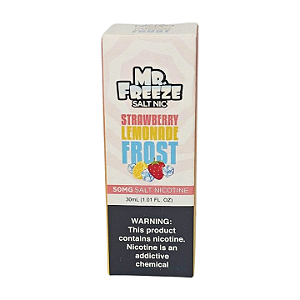 Líquido Nicsalt Mr. Freeze Salt Nic- Strawberry Lemonade Frost 50mg - 30ml