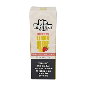 Líquido Nicsalt Mr. Freeze Salt Nic- Strawberry Lemonade 50mg - 30ml